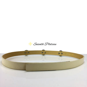 20mm Embellished Leather (White)