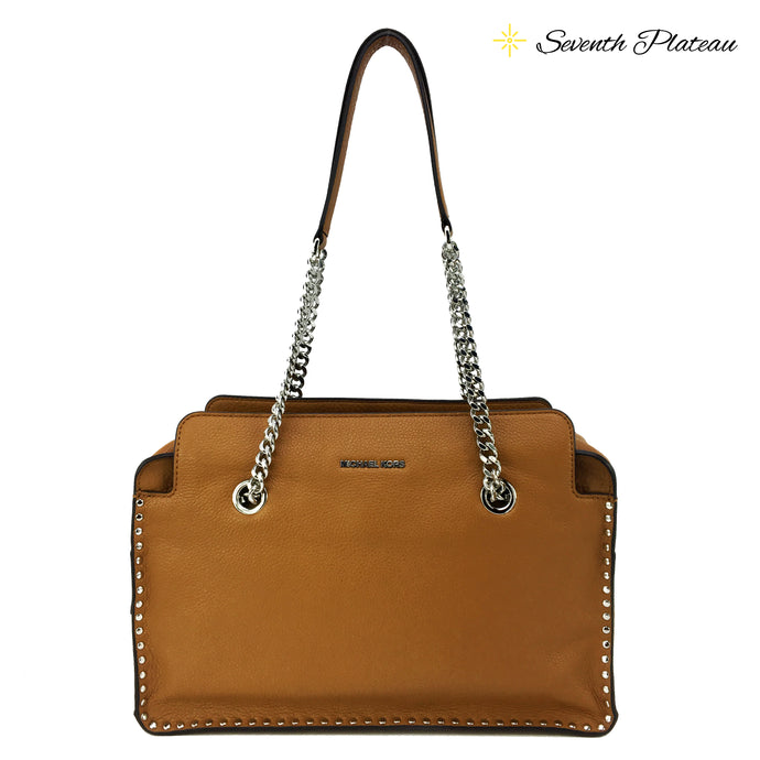 Astor Large Leather Medium Satchel