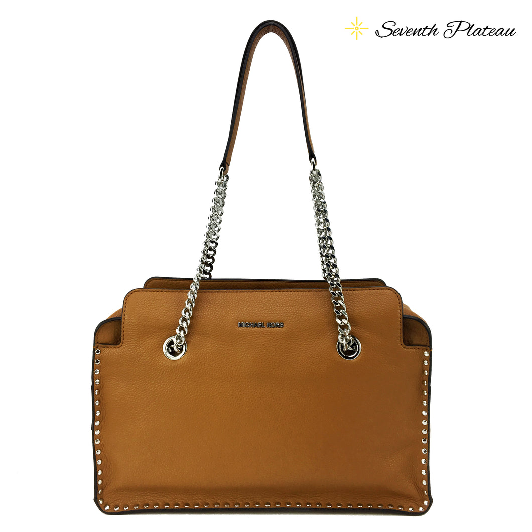 Astor Large Leather Medium Satchel