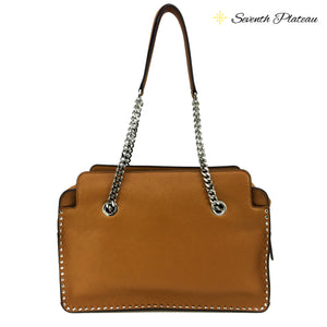 Astor Large Leather Medium Satchel
