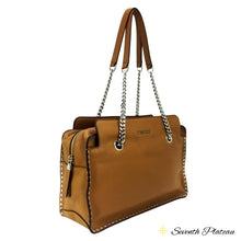 Astor Large Leather Medium Satchel