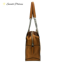 Astor Large Leather Medium Satchel