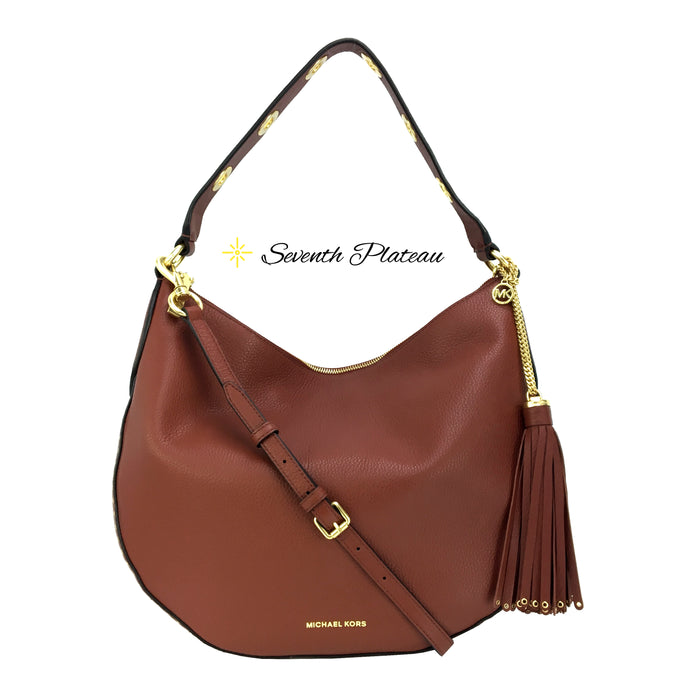 Brooklyn Convertible Large Hobo (Brick)
