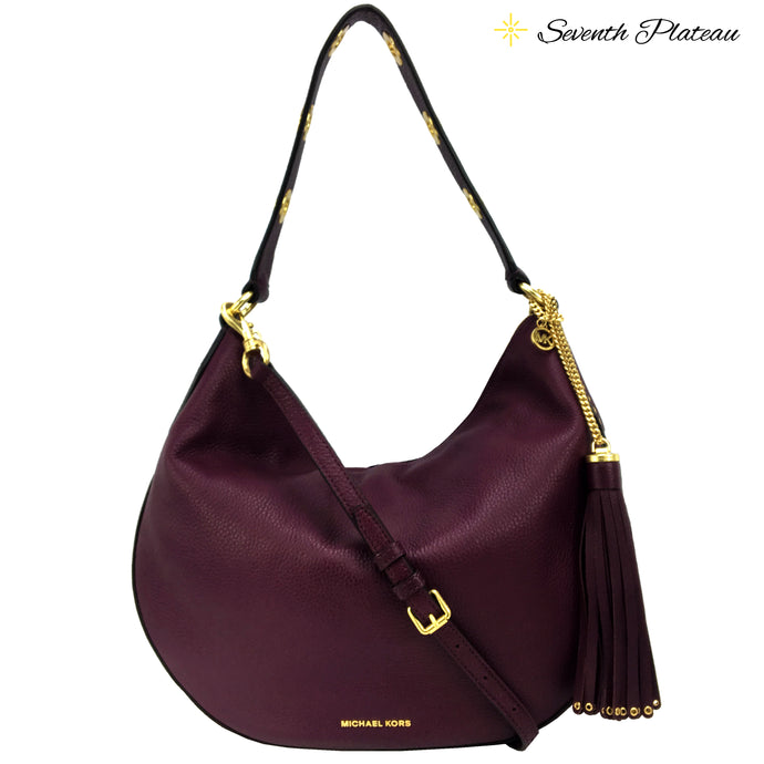 Brooklyn Convertible Large Hobo (Plum)