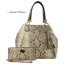 Frances Large Grab Embossed Leather (Dark Sand)