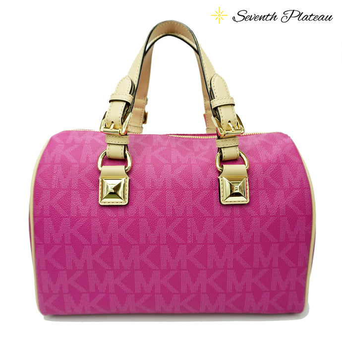 Grayson Medium Satchel (Fuchsia)