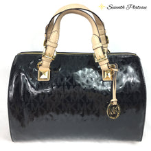 Grayson Large Mirror Metallic Satchel