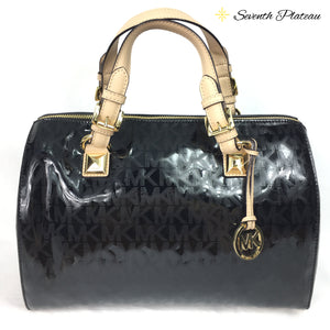 Grayson Large Mirror Metallic Satchel
