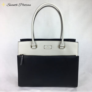 Maeve Grove Street Large Tote (Black/White)