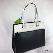 Maeve Grove Street Large Tote (Black/White)