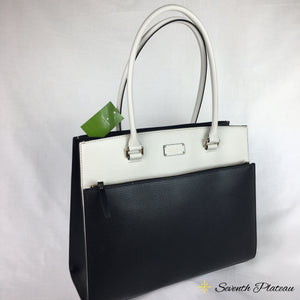 Maeve Grove Street Large Tote (Black/White)
