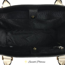 Maeve Grove Street Large Tote (Black/White)