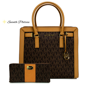 [NEW] Dillon TZ Large NS Satchel (Brown)