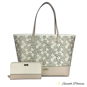 Small Margareta Bradford Court Large Tote (Cream/Pebble)