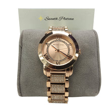 [NEW] Rose Gold-Tone Crystal Links Watch