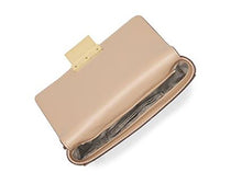 Madelyn Small Leather Clutch (Bisque)