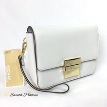 Madelyn Small Leather Clutch (Optic White)