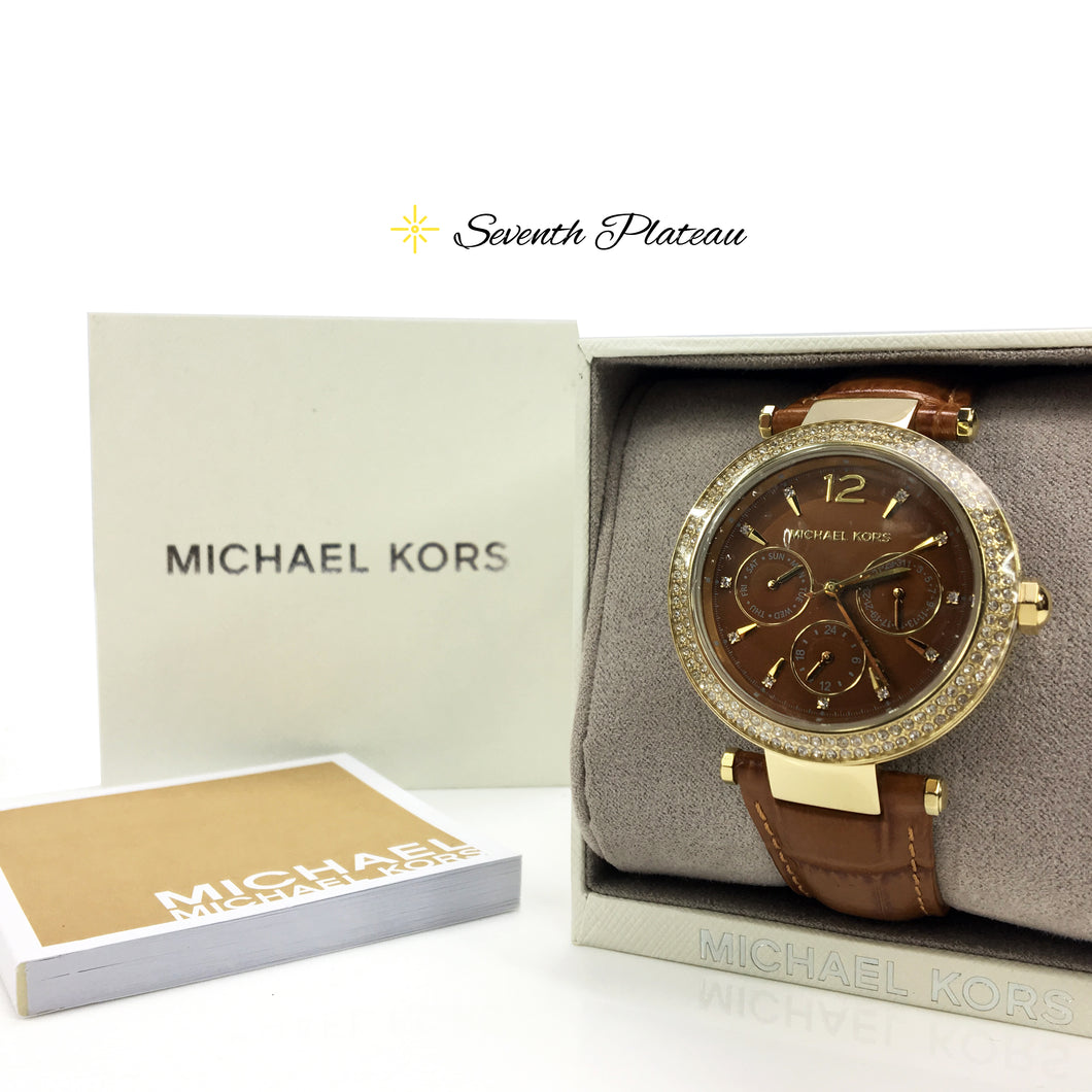 Parker Embossed Leather Watch