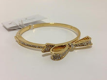 Pave Large Bow Bangle Love Notes