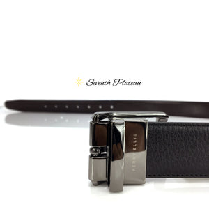 Perry Ellis Reversible Genuine Leather
