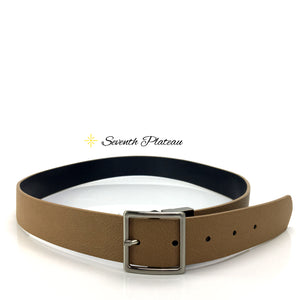 Reversible Saffiano Leather (Tan/Black)