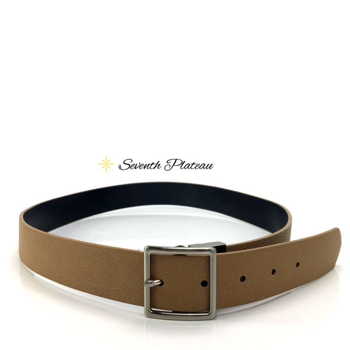 Reversible Saffiano Leather (Tan/Black)