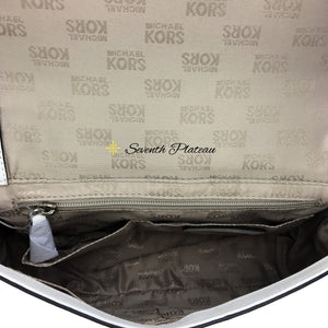 Violet Callie Medium TH Satchel Leather (Optic White)